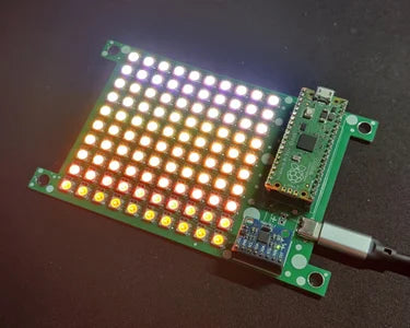 Exploring LED matrix designs with a Raspberry Pi Pico