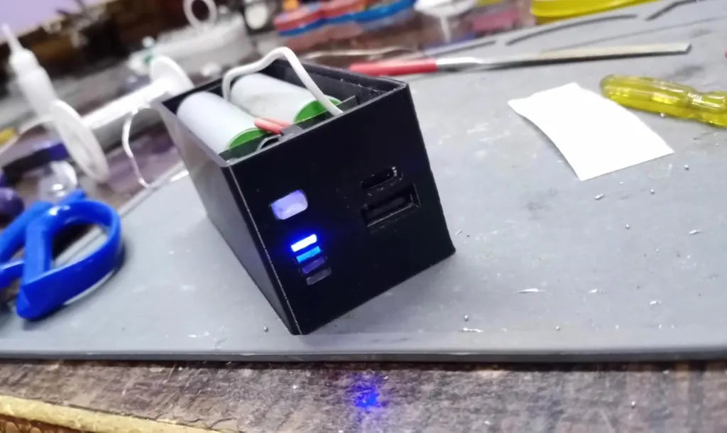 How to Make a DIY 18650 Power Bank With a 3D Printed Case