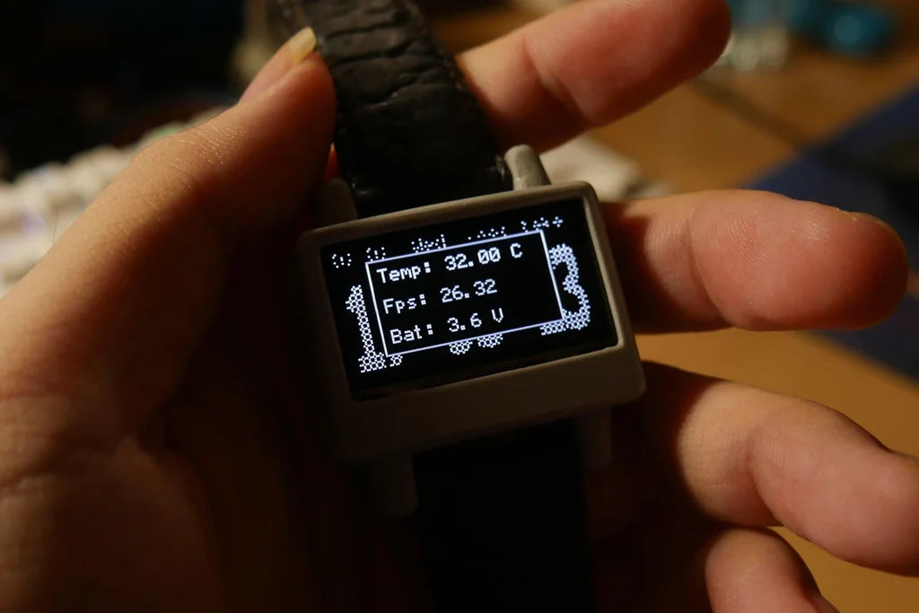 DIY Leta - a Wrist Watch Using Stm32 and Monochrome UI