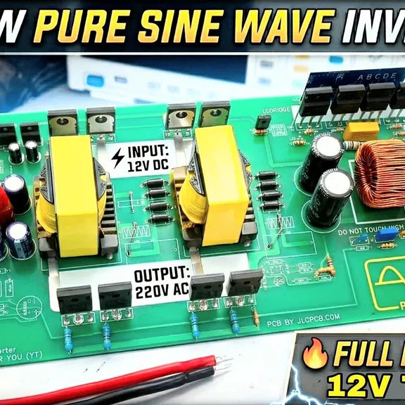 1200W Pure Sine Wave Prototype 12V to 220V