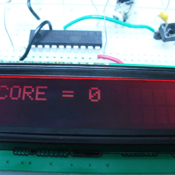 How to Control a 16x2 LCD Using an AVR ATtiny2313