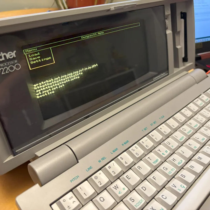 Hacking a Brother CRT Word Processor With an ESP32