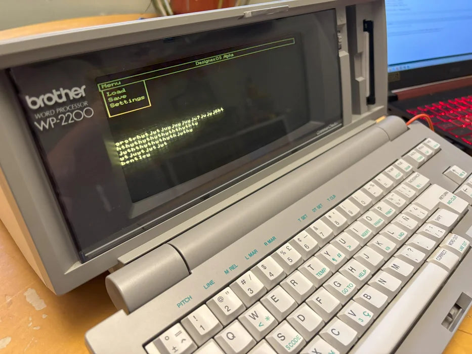 Hacking a Brother CRT Word Processor With an ESP32
