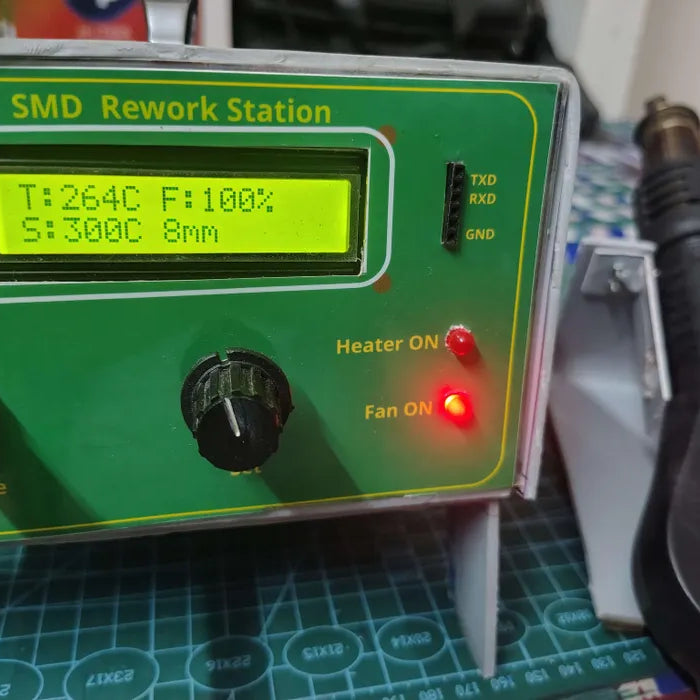 DIY ESP32 SMD Rework Station With PID Control and MicroPython
