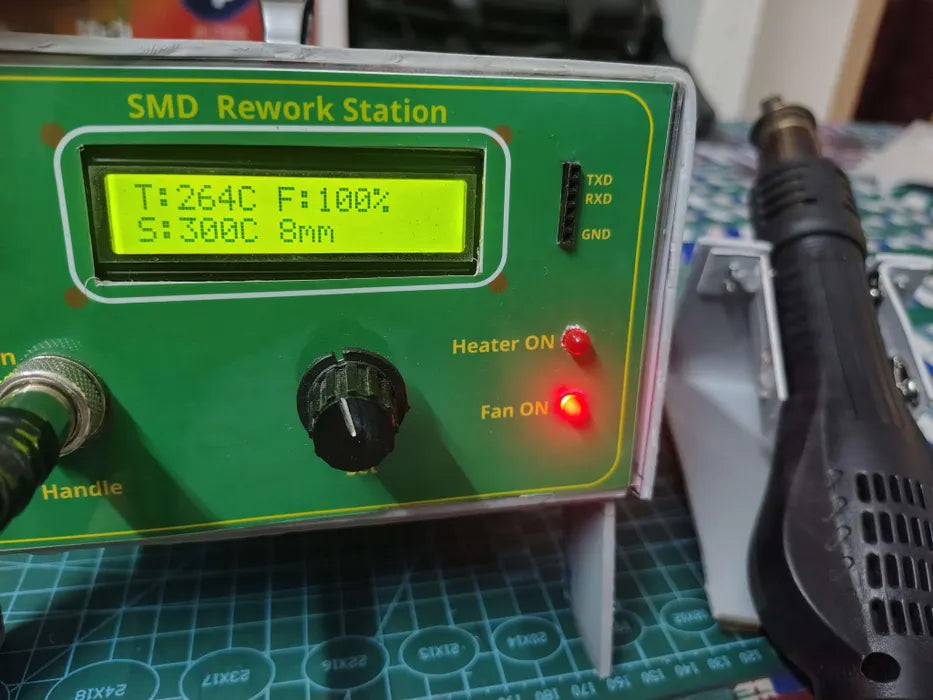 DIY ESP32 SMD Rework Station With PID Control and MicroPython