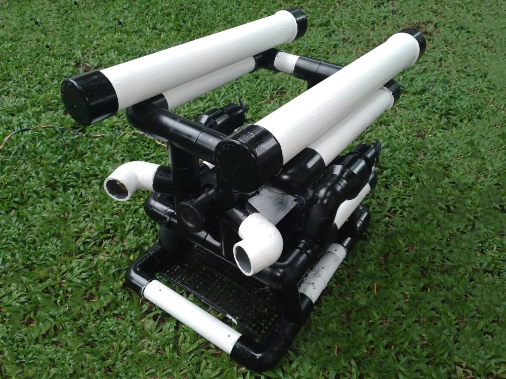 An Arduino-powered underwater ROV made out of PVC pipe
