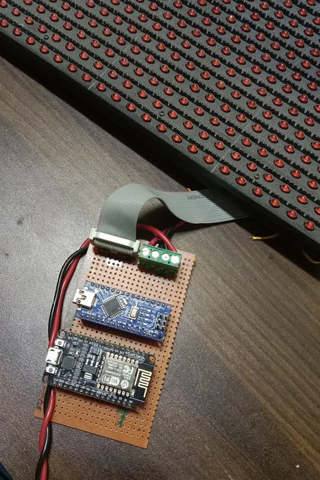 IoT Based P10 LED Display Controller — PMD Way