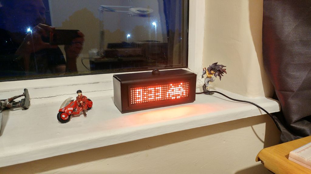 Build a Dot Matrix Display Space Invaders Clock with Arduino