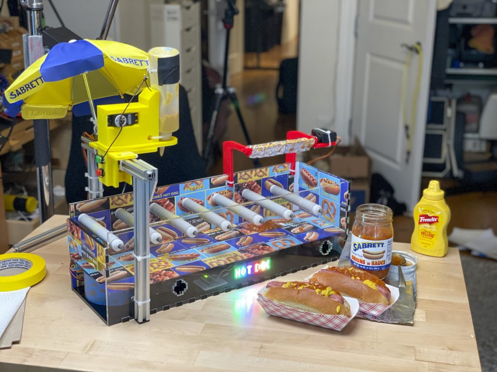 Becky Stern’s machine brings the NYC hot dog experience to you