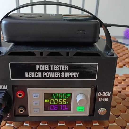 The Pixel Tester and Bench Power Supply