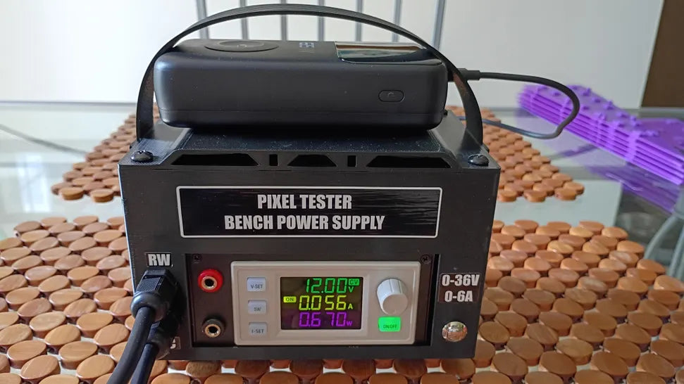 The Pixel Tester and Bench Power Supply
