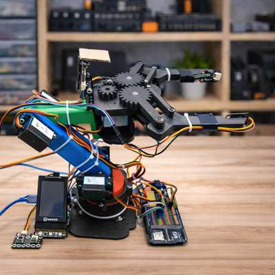 Experimenting with a Three-axis Robotic Arm