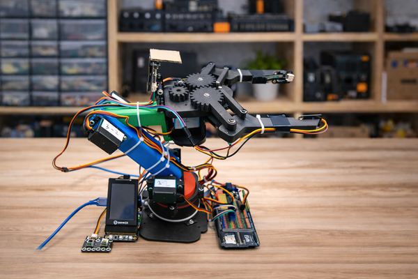 Experimenting with a Three-axis Robotic Arm