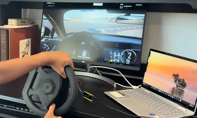 DIY an inexpensive Simulator Racing Wheel - XBOX Compatible