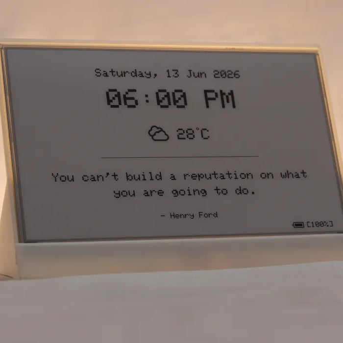 Flint: the Ambient Smart Desk Display Powered by FlintOS