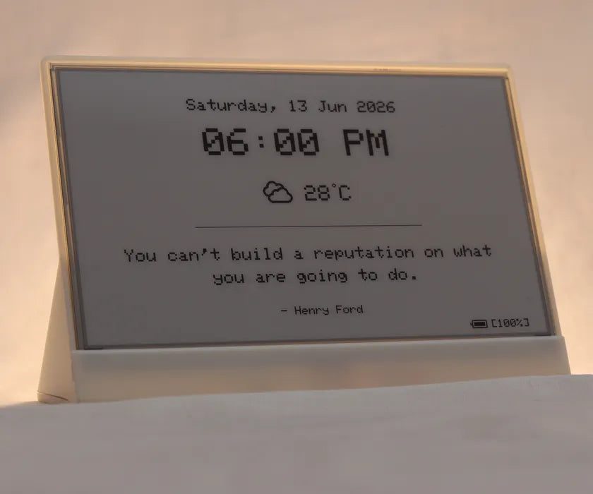 Flint: the Ambient Smart Desk Display Powered by FlintOS
