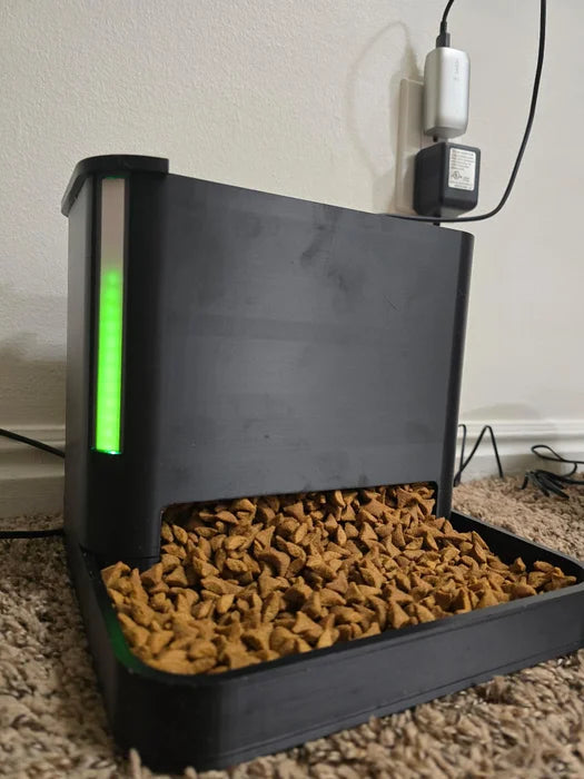 Build a 3D Printable Pet Foot Dispenser With Level Sensing