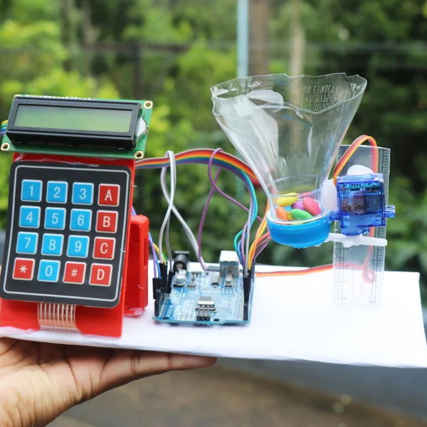 Candy Dispenser With Password Lock Powered by Arduino