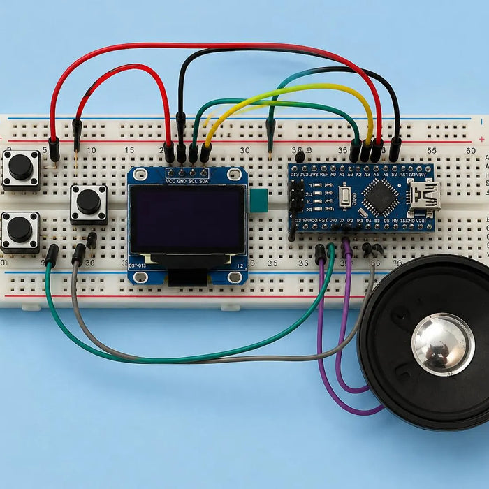 An Arduino OLED Retro Racing Game