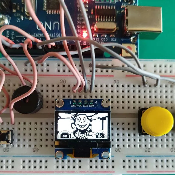 3D Game "Space Potatoes" for Arduino Uno
