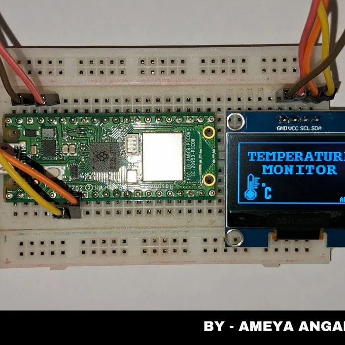 Build a CPU Temperature Monitor With OLED Display