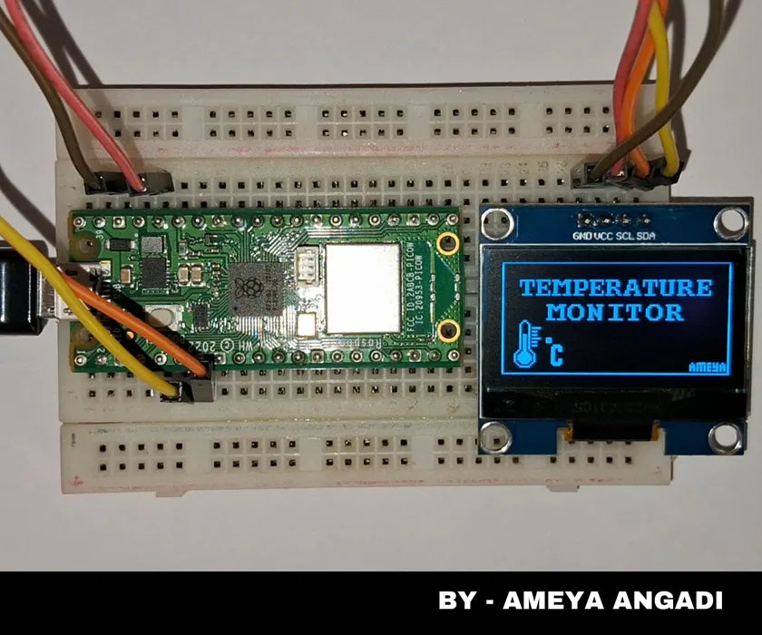 Build a CPU Temperature Monitor With OLED Display