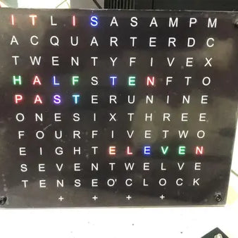 DIY Modular ESP Word Clock Hardware Platform