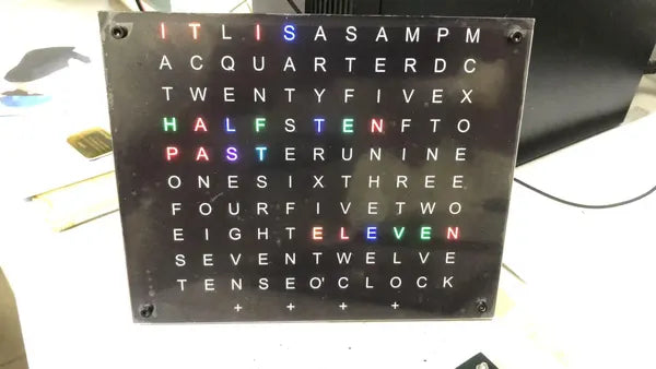 DIY Modular ESP Word Clock Hardware Platform