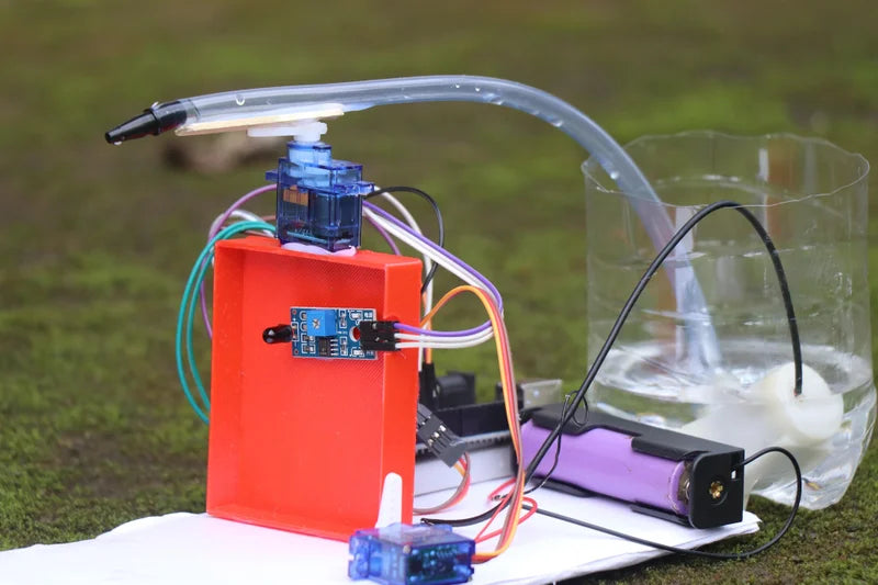 Arduino Fire Fighting Robot With Auto Extinguisher — PMD Way