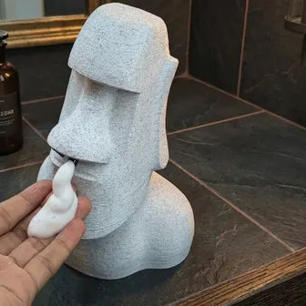 DIY Moai Soap Dispenser