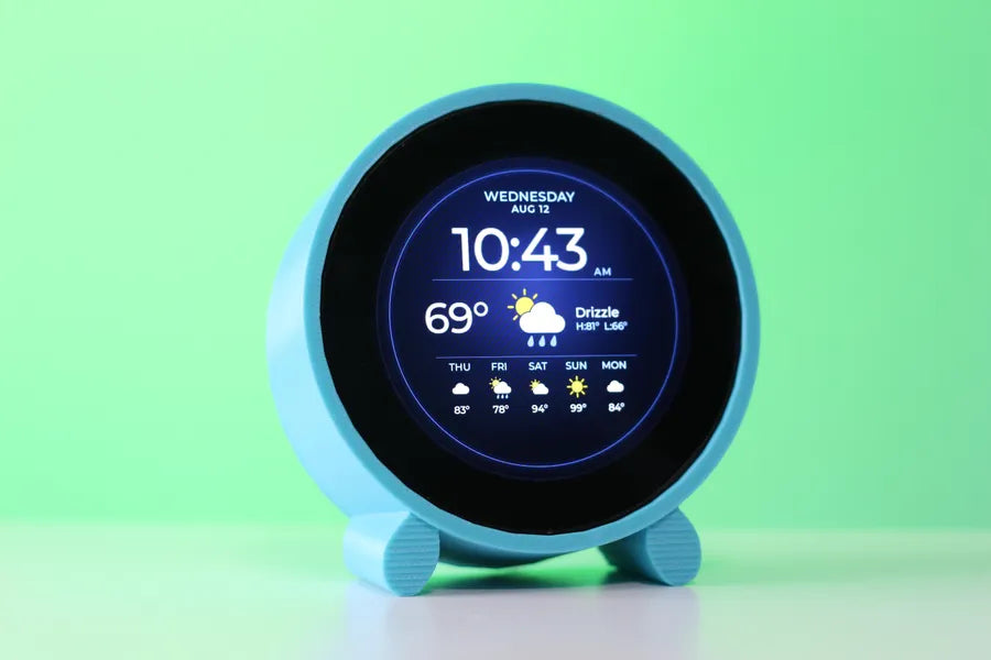 Raspberry Pi Round Weather Clock
