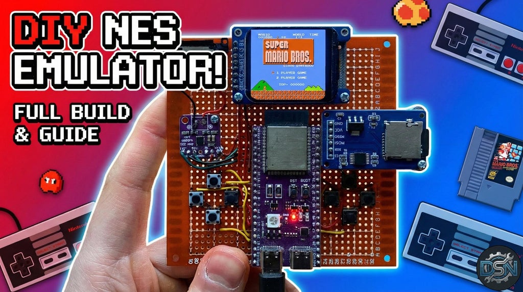 How to Make Esp32 Based Nes Emulator in 2026