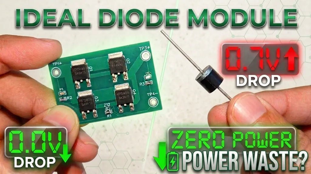 DIY Perfect Diode With Zero Voltage Drop