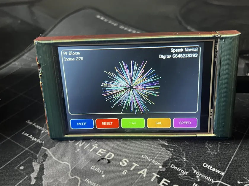Touch Pi: a Pi Art Generator