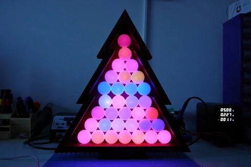 Music-Reactive Christmas Tree With WLED and ESP32