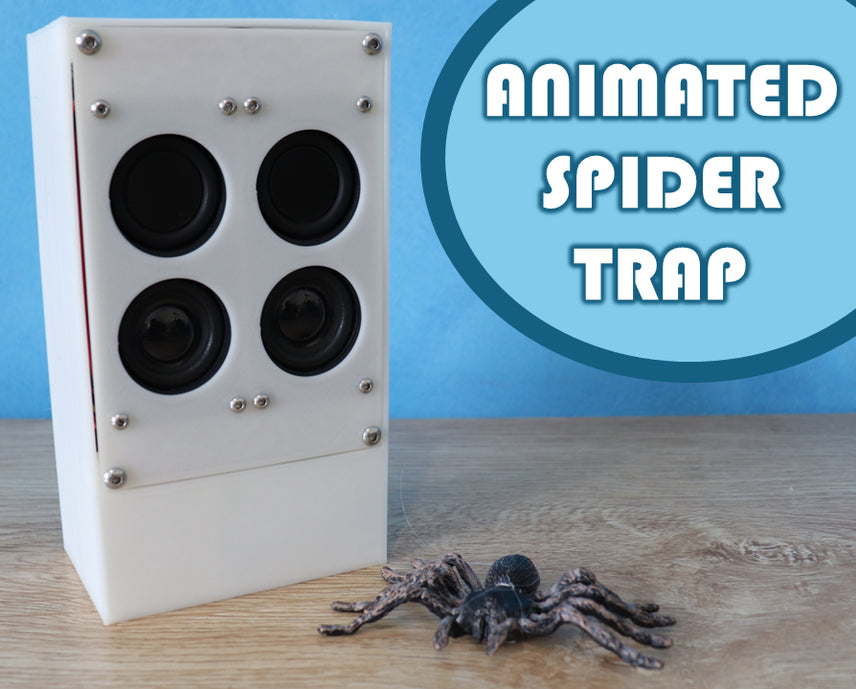 Animated Spider Trap With Sound