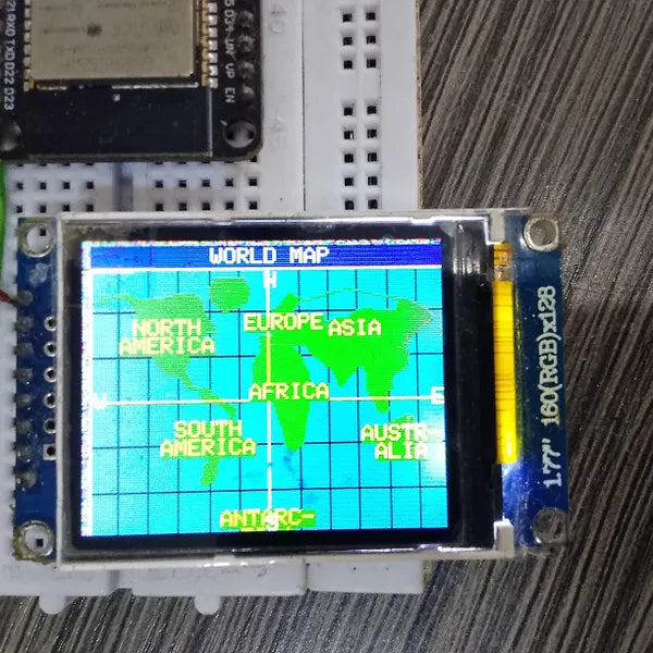 Build a TFT World Map and BBC News Ticker
