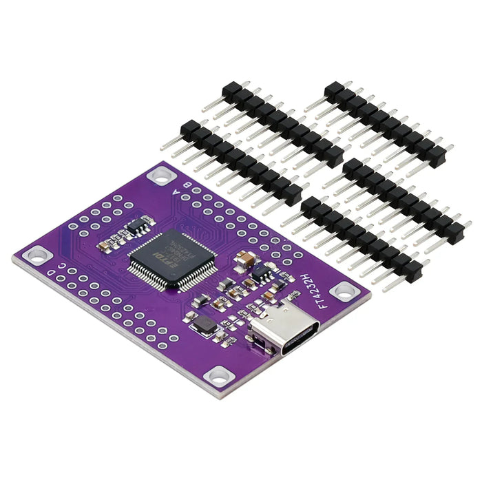 FT4232 Four Channel USB C to UART/SPI/I2C/JTAG/RS232/RS485/RS422 Module from PMD Way with free delivery 