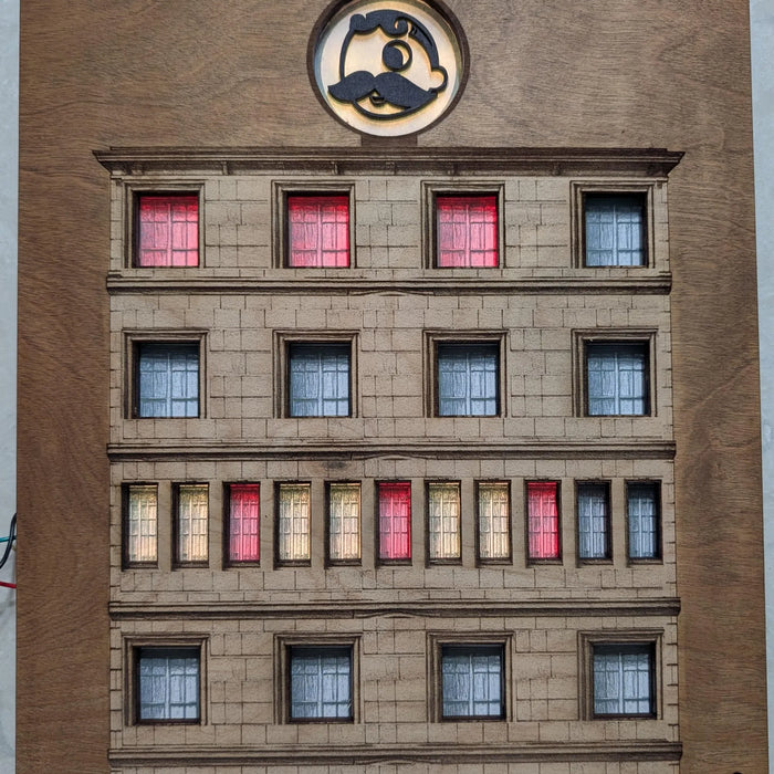 The Brownstone Clock — a Modern Take on the Berlin Set Theory Clock
