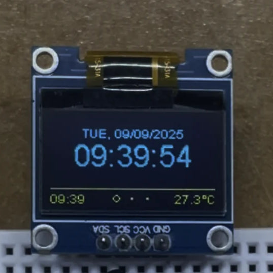 Experiment with an Internet-connected Clock Display