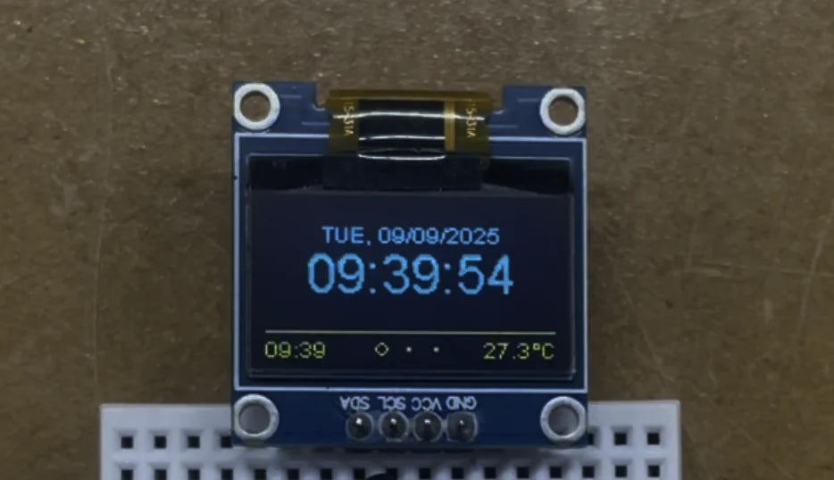 Experiment with an Internet-connected Clock Display