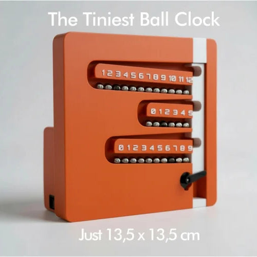 3D Printed Tiny Rolling Ball Clock With ESP32