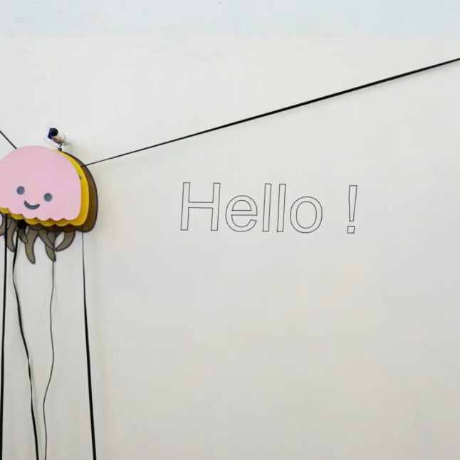 Meet Fumik, a compact jellyfish robot that draws on walls