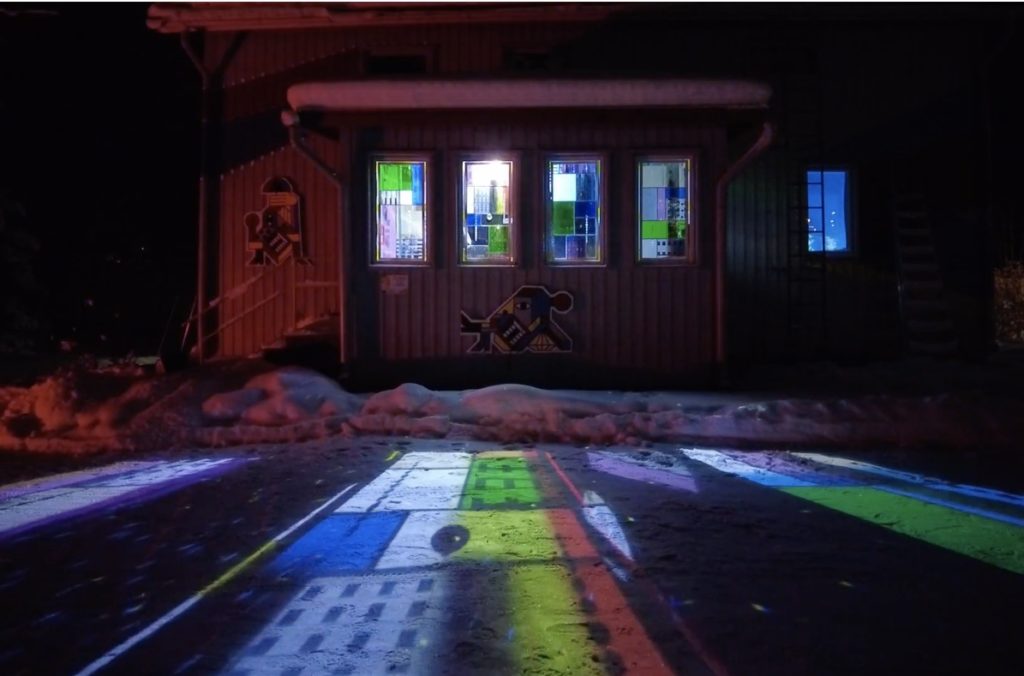 Illuminating the Finnish Snow: The Kinetic Light Installation