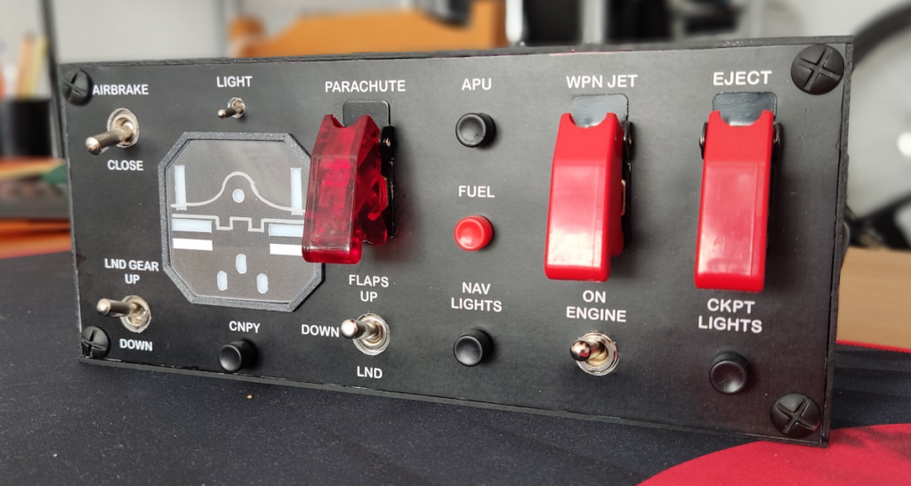 This realistic control panel takes the flight simulator experience to ...