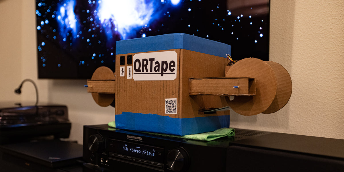 QRTape is a reel-to-reel QR code music player — PMD Way
