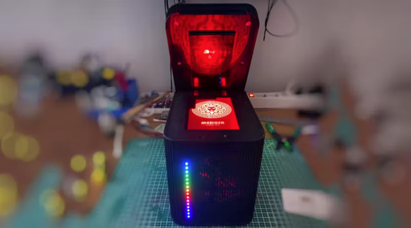 The Medusa Turns Your Gerbers Into Ready-to-Etch PCBs, Using a Mono LCD, UV LED, and Raspberry Pi