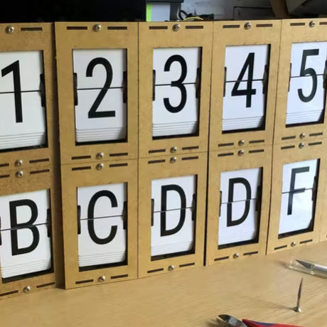 This DIY Split-Flap Sign Will Get Anyone's Attention