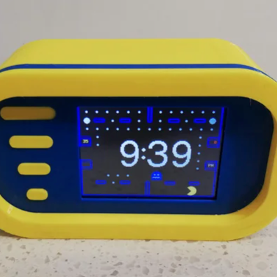 Build a powerful ESP32 Pacman Clock