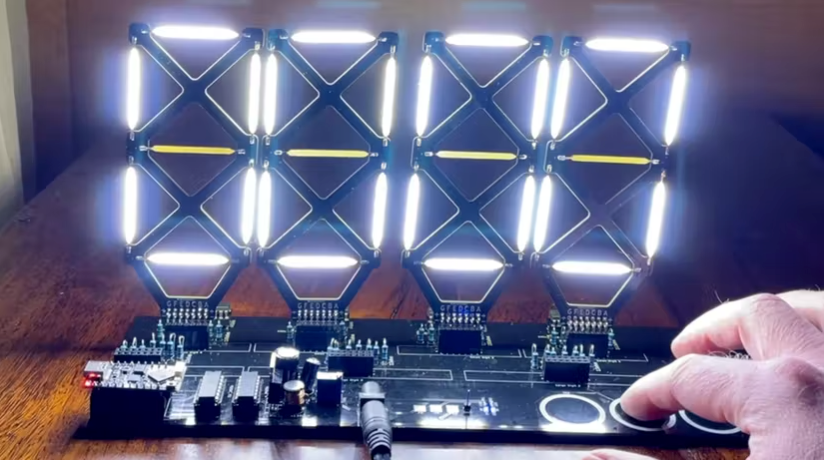 An interesting LED Filament Clock — PMD Way